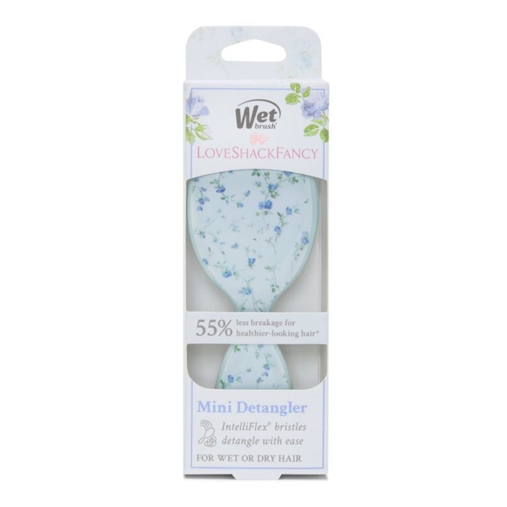 Wet Brush x Loveshackfancy Mini Brush English Ivy Blue